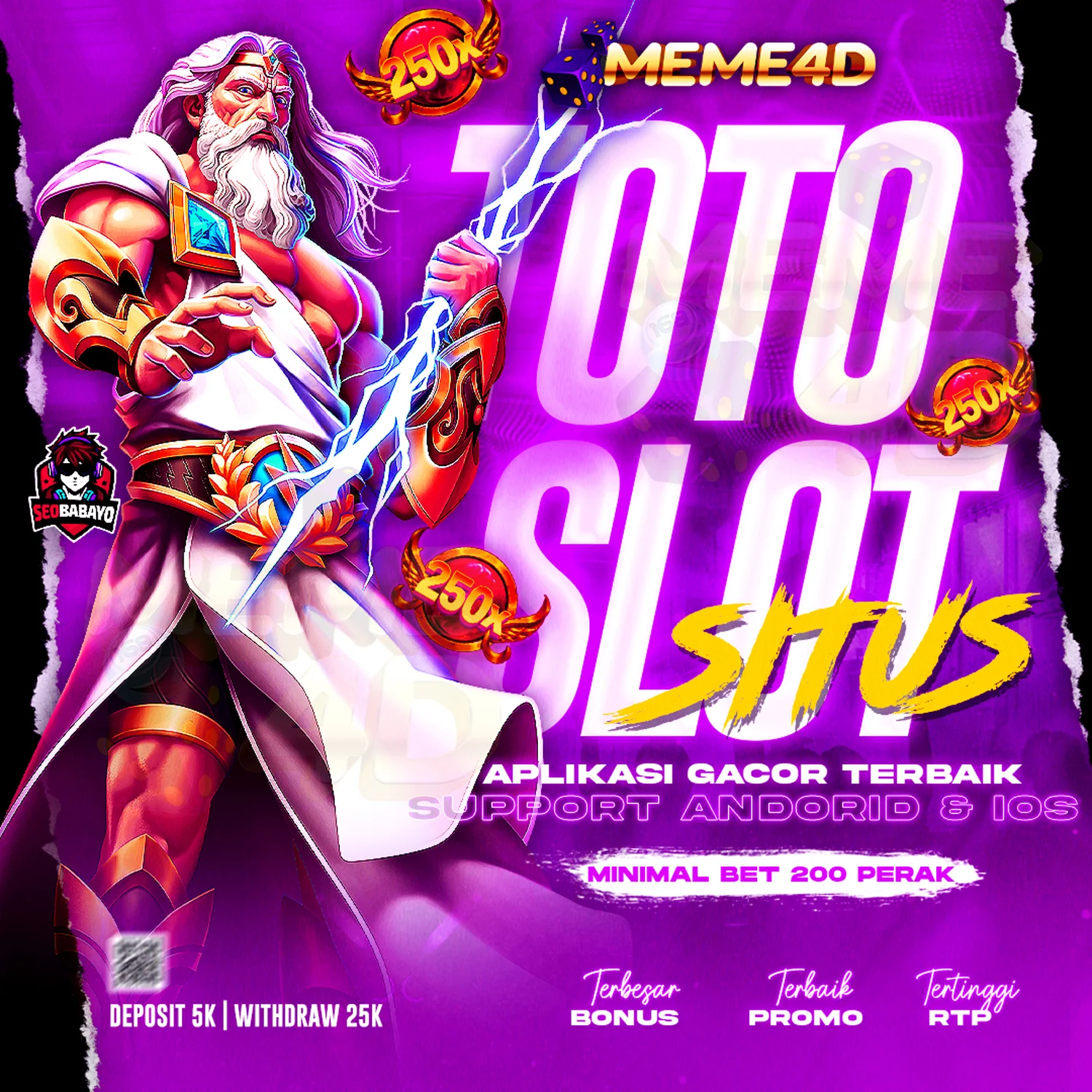 MEME4D ⭐ Aplikasi Situs Toto Slot Gacor Terbaik Support Android & iOS